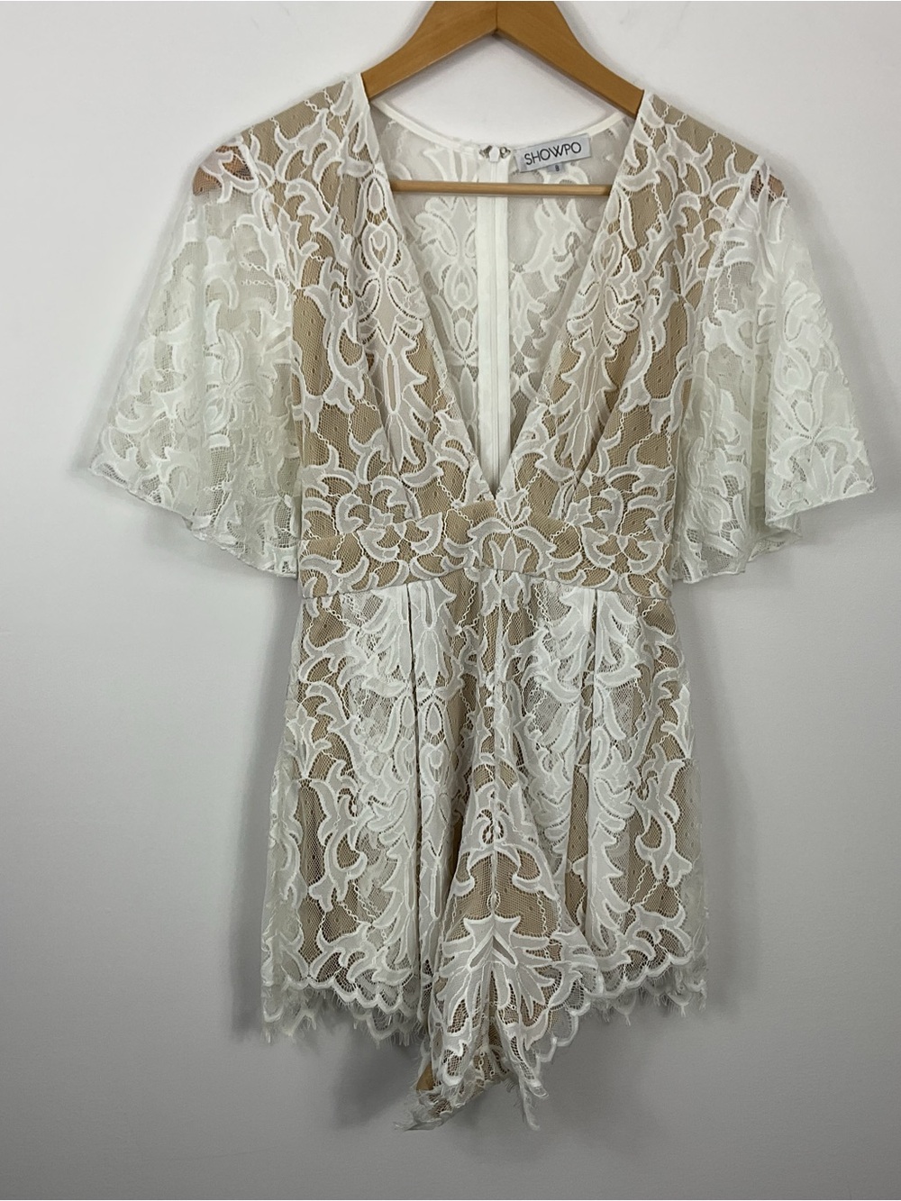 Showpo Break The Bar Playsuit Lace Romper Womens Size 8